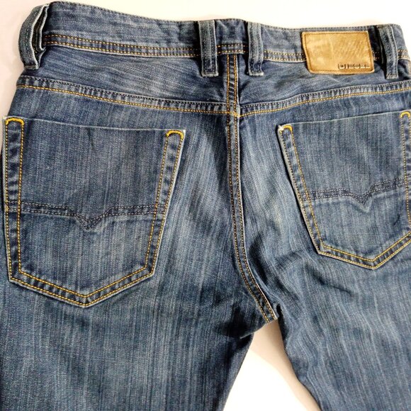 Diesel Men's Indigo Straight Jeans - Picture 3 of 16